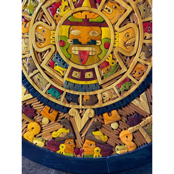 Mayan Aztec calendar wall art - Picture 5 of 12